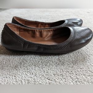 Lucky Brand Brown Ballet Flats